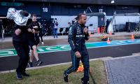 Hamilton removes nose pin ahead of British GP practice