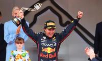 Perez wins rain-delayed and red-flagged Monaco GP