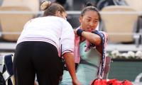 Menstrual cramps wreck Zheng's French Open dream