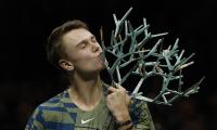 PICS: Rune stuns Djokovic for first Masters crown