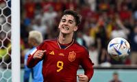 Spain's Gavi second youngest to score in the World Cup