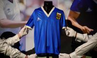 Maradona's 'Hand of God' shirt on display during WC