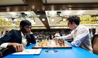 Praggnanandhaa holds Caruana; semis heads to tie-break