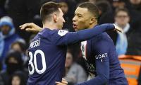 PIX: The Mbappe-Messi double act!