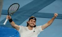 Aus Open PIX: Tsitsipas subdues Lehecka to reach semis