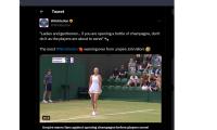 Wimbledon Umpire's Hilarious Warning