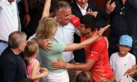 Djokovic grateful for 'tennis mother', 'tennis father'