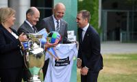 Germany's Chancellor marks Euro 2024 countdown