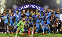 PIX: India crowned Intercontinental Cup champions!