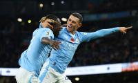 City thrashes Bournemouth 6-0; United back in form