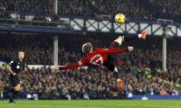 EPL PIX: Garnacho scores overhead stunner 