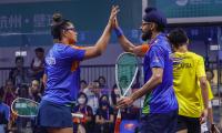 Asiad: Winning start for mixed doubles squash teams