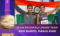 Asian Games: Manju-Baboo win 35km mixed team bronze