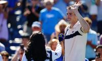 Teary-eyed Isner bids farewell after US Open loss