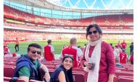 Ganguly watches Arsenal crush Man U at The Emirates