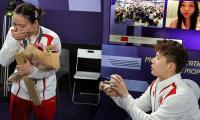 PIX: It's love-all for Chinese shuttlers at Olympics!