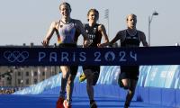 Olympics PIX: Germany win triathlon mixed relay gold