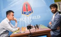 Gukesh holds Ding Liren in Sinquefield Opener