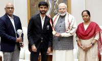 Modi Meets Chess Champ Gukesh