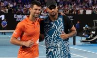 Bromance on court- Djokovic and Kyrgios 