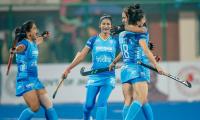 PIX: Udita stars as India make Olympic Qualifier semis