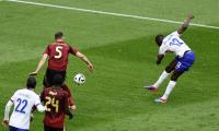 Euro PIX: Muani scores late as France beat Belgium