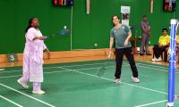 SEE: Prez Plays Badminton With Saina