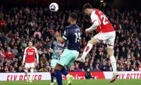 EPL PIX: Arsenal go top; Man United down Everton