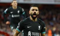 EPL: Salah's late strike helps Liverpool hold Arsenal