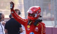 F1: Leclerc wins Baku pole for fourth year in a row