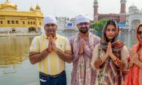 Olympic medalist Bhaker finds peace at Golden Temple 