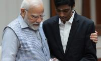 PM Modi meets chess players, hails historic dual Golds