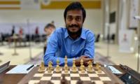 Chithambaram crushes Keymer; Praggnanandhaa held