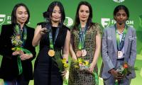 Vaishali wins women's World Blitz bronze