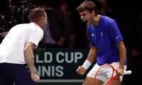 Italy ease past Austria to reach Davis Cup semi-finals