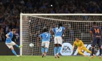 PIX: De Bruyne scores as Napoli go top; Villareal win