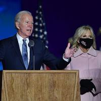 Joe and Jill Biden at Delaware. Getty Images