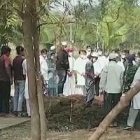 Ahmed Patel was laid to rest near his parents' graves