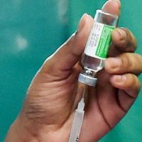 A Covishield vaccine dose