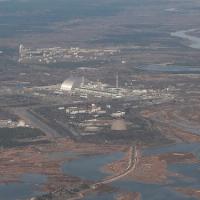 An aerial view of Chernobyl nuclear power plant/Reuters