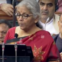 Nirmala Sitharaman presents the Union Budget