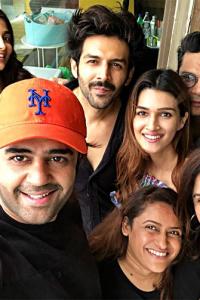 PIX: Rajkummar, Kriti's Sunday lunch with Farah Khan