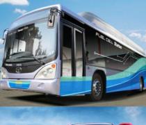 India's first hydrogen fuel cell bus developed by Tatas, ISRO