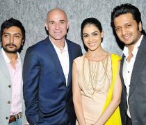 PIX:Riteish, Genelia, Kangna party with Andre Agassi