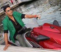 PIX: Akshay Kumar rides the jet ski in Dubai