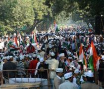 Pics: Show of strength at Aam Aadmi Party's first rally