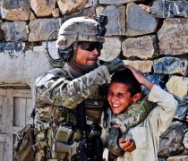PHOTO ALBUM: When Afghan kids met 'Captain America'