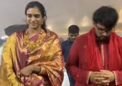 SEE: PV Sindhu Offers Prayers at Tirumala Temple