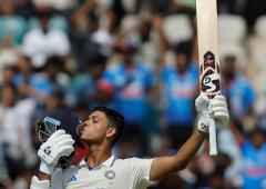 PICS: India ride on Jaiswal ton as other batters fail