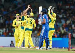 PIX: Australia clinch 2-1 series win over India